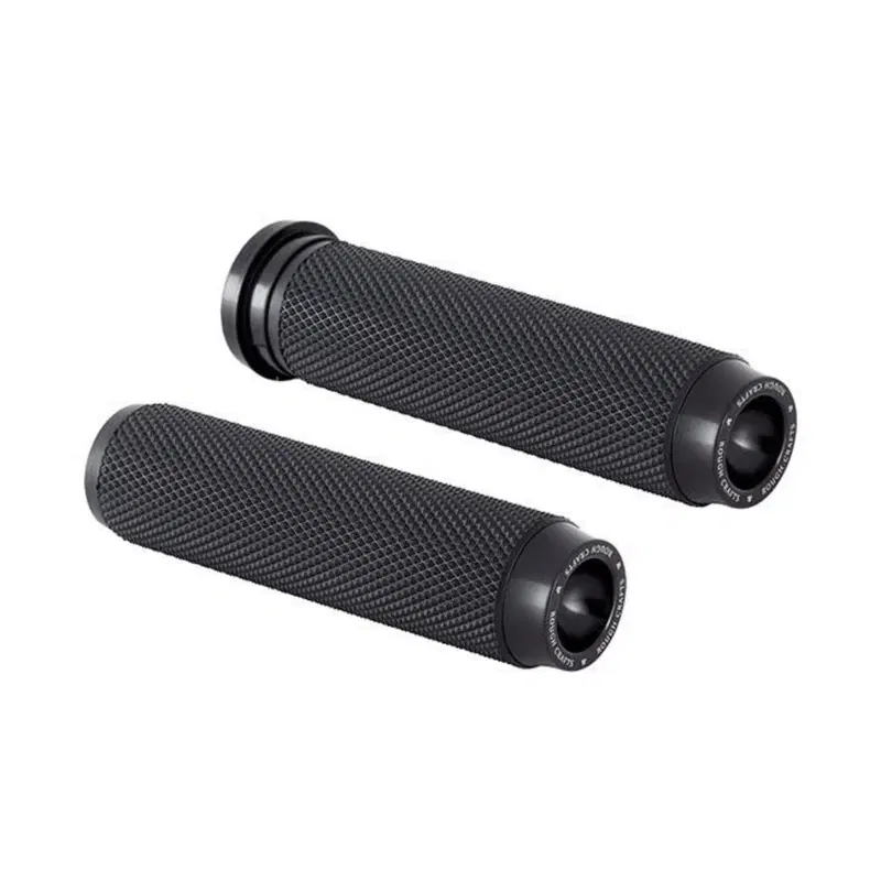 Manopole Knurled con gomma nere per acceleratore e Rough Crafts