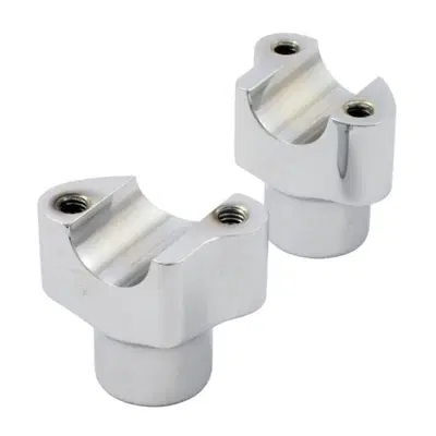 Riser Chubby alti 1.5&rsquo;&rsquo;, dritti, cromati, Wild 1 P