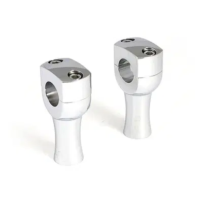 Riser Dighton Alu Domed alti 3&rsquo;&rsquo;, cromati, Per man 