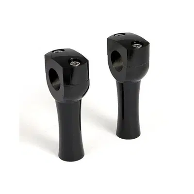 Riser Dighton Alu Domed alti 4&rsquo;&rsquo;, neri, Per manubr 