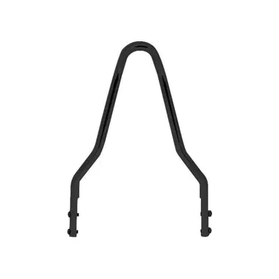 Schienalino Sissy Bar a Punta nero alto 35 cm larg 