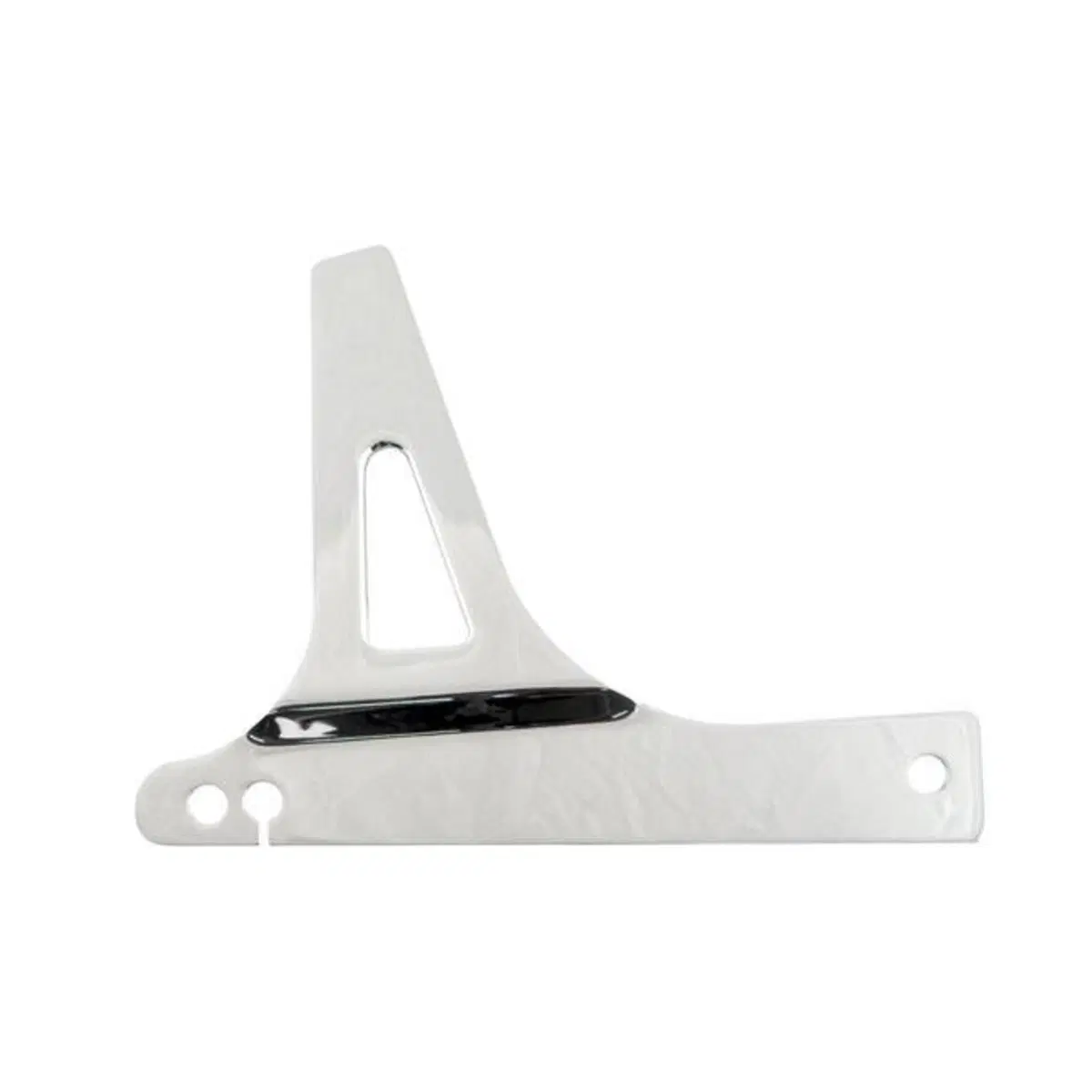 Piastre cromate per schienalino Sissy Bar fisso pe 