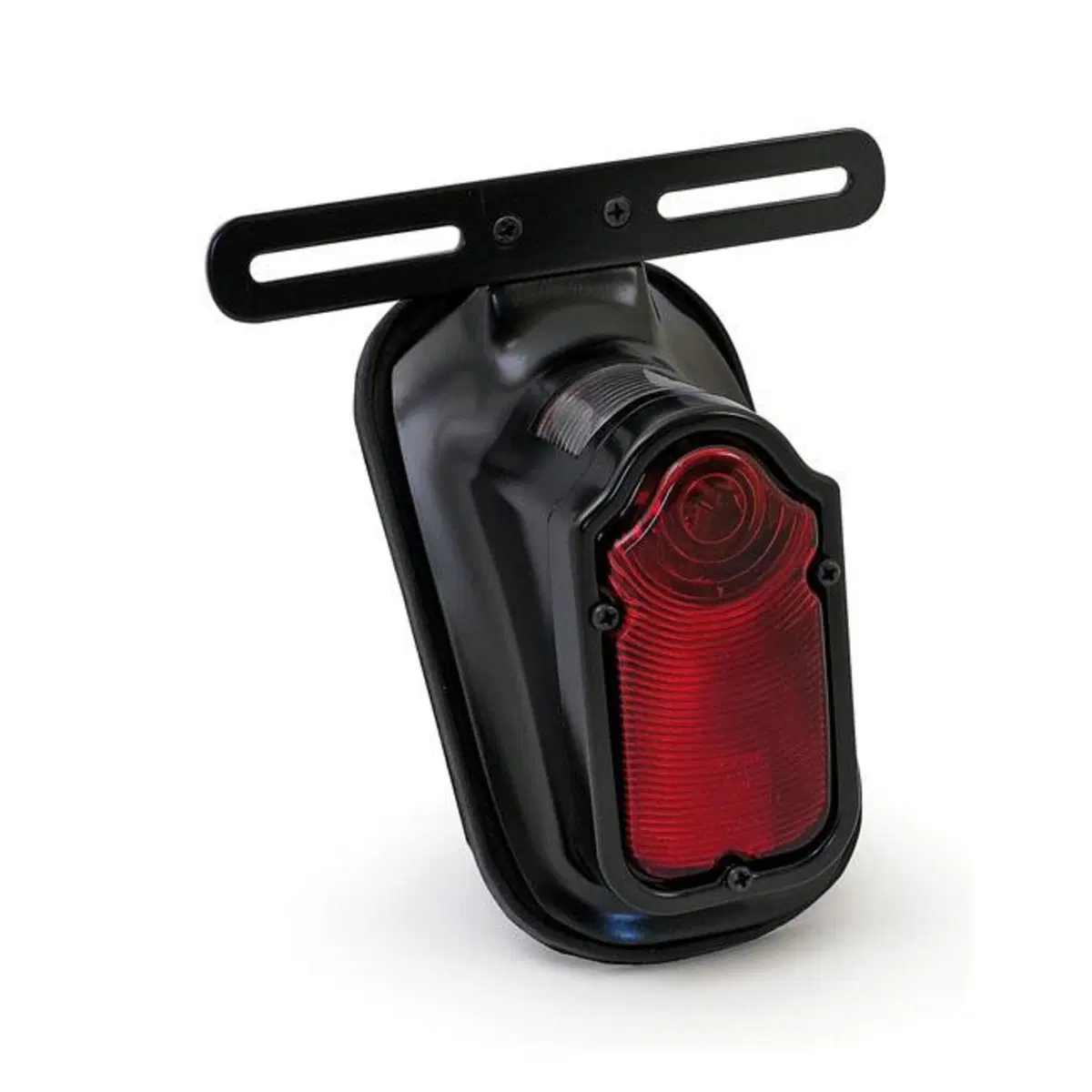 Faro posteriore Tombstone nero - omologato Motorcy 