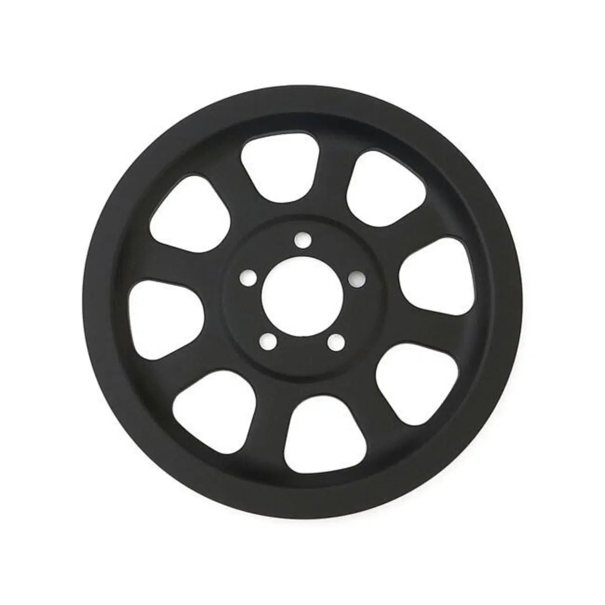 Copertura puleggia 70 denti nera opaca per Softail 