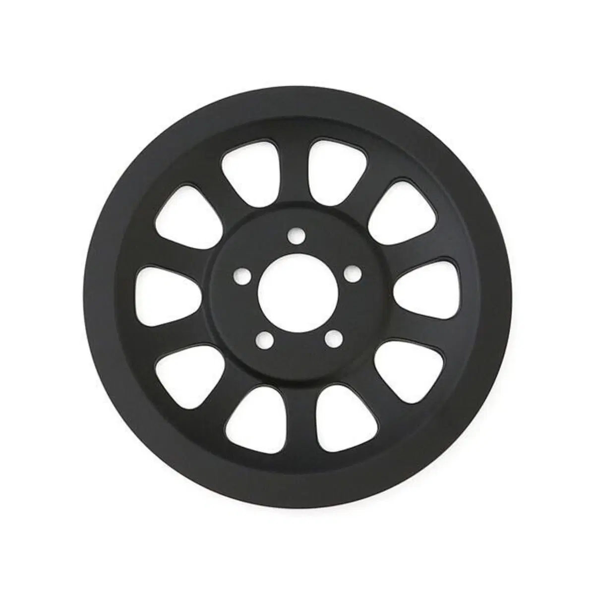Copertura puleggia 66 denti nera opaca per Softail 
