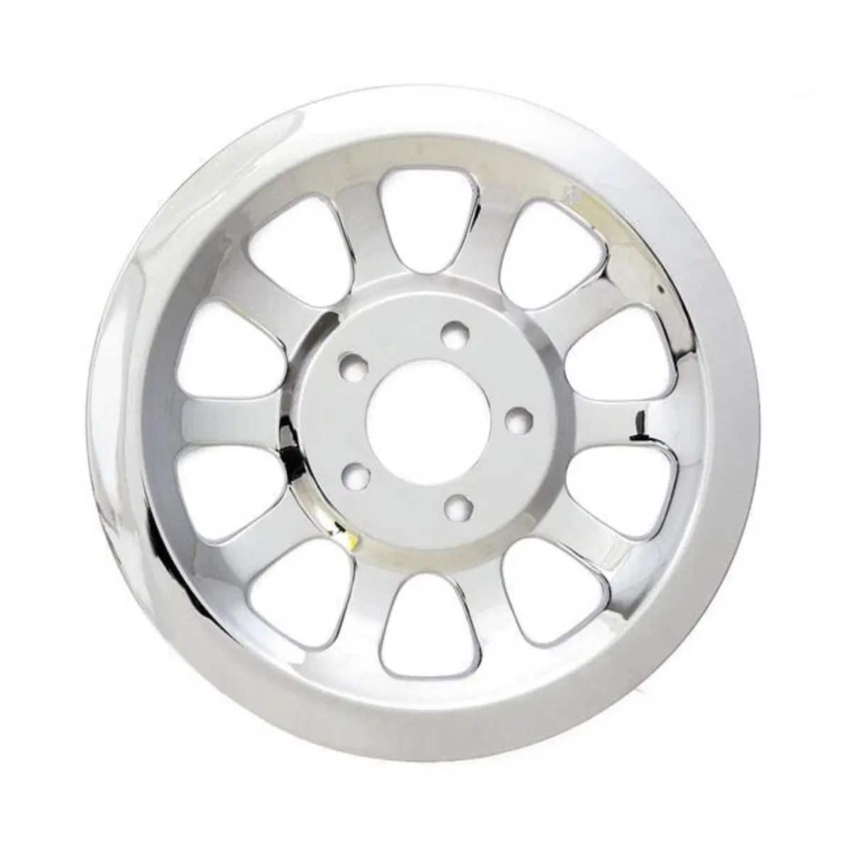 Copertura puleggia 66 denti cromata per Softail da 
