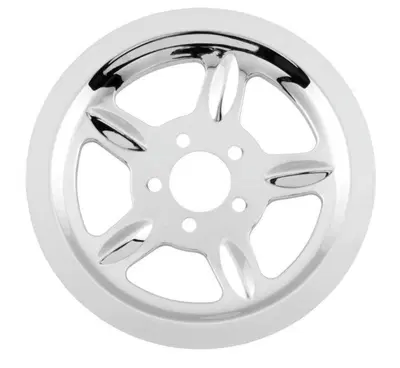 Copertura puleggia 68 denti cromata per Sportster 