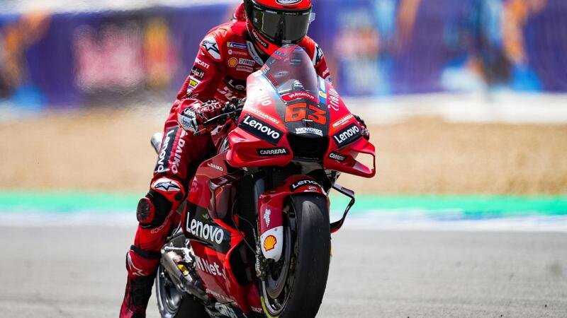 MotoGP 2022. GP di Spagna a Jerez, Pecco Bagnaia torna davanti a tutti nelle Fp3