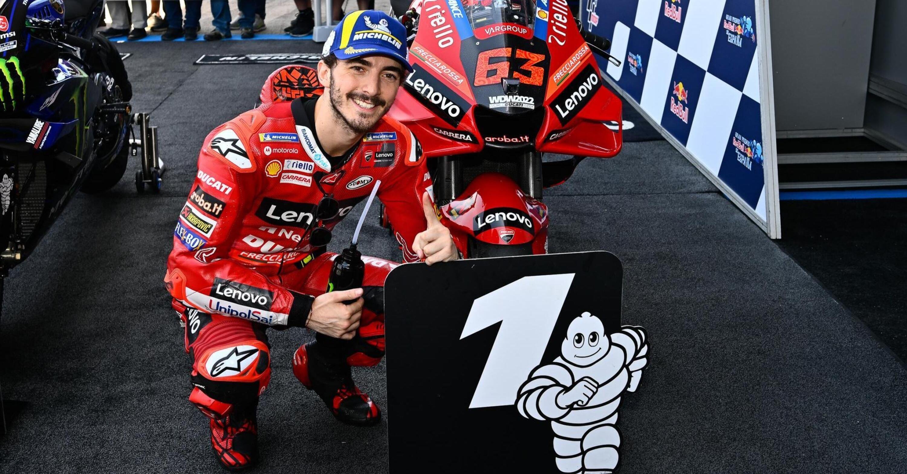 MotoGP 2022. GP di Spagna a Jerez, Pecco Bagnaia: &quot;Il miglior giro di sempre, &egrave; il momento di fare punti&quot;