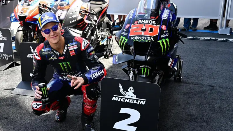 MotoGP 2022. GP di Spagna a Jerez, Fabio Quartararo: "Decisivo fare una buona partenza, che giro Pecco!"