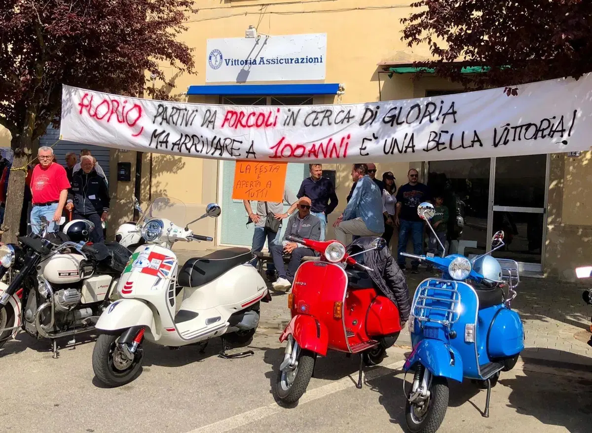 Florio, a 100 anni ancora in moto e in Vespa! (21)