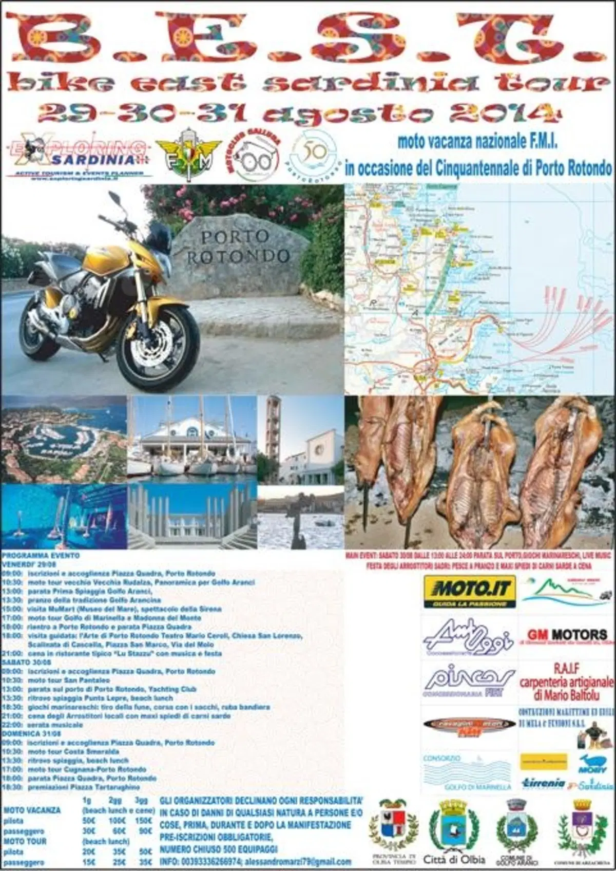 Scopri la Sardegna in moto per i 50 anni di Porto Rotondo