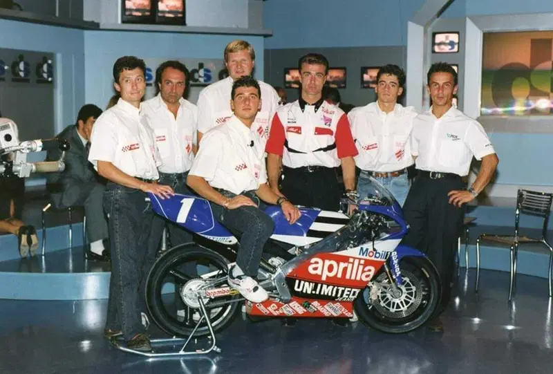 Da sinistra, Reggiani, Pernat, Witteveen, Gramigni, Chili e Biaggi
