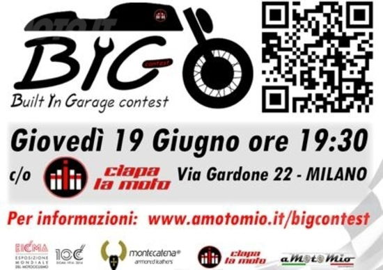 Giovedì 19 giugno da Motosplash: Built in Garage Contest