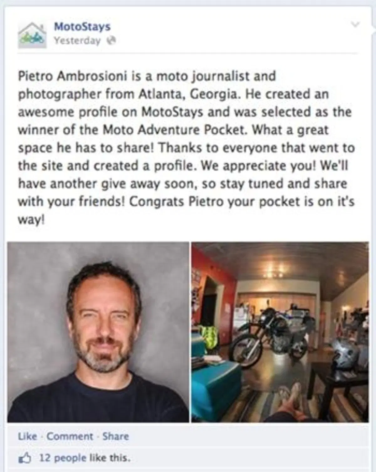 USA. "MotoStays": divani per motociclisti e moto