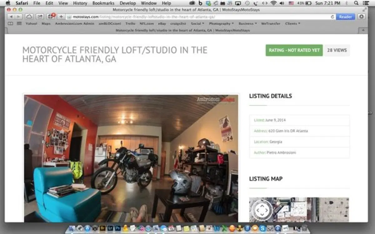 USA. "MotoStays": divani per motociclisti e moto (3)