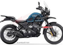 Render. Sarà così la Royal Enfield Himalayan 450 MY 2023?