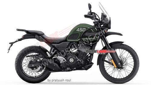 Render. Sarà così la Royal Enfield Himalayan 450 MY 2023? (3)