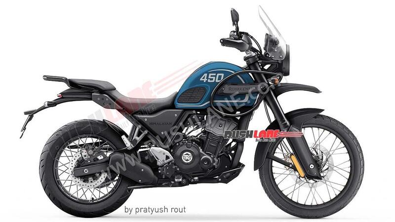 Render. Sar&agrave; cos&igrave; la Royal Enfield Himalayan 450 MY 2023?