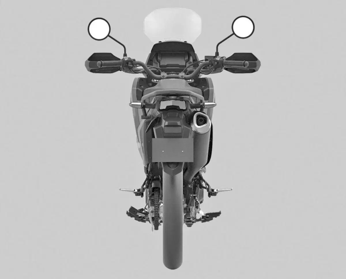 Honda NX200. Il brevetto del design (5)