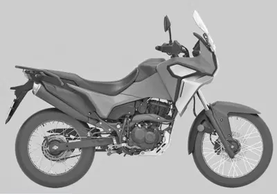 Honda NX200. Il brevetto del design
