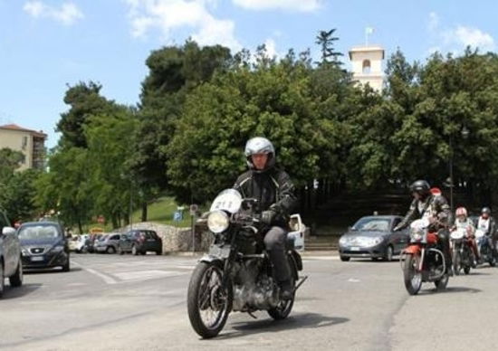 E' partito domenica a Misano il Moto Giro del Centenario