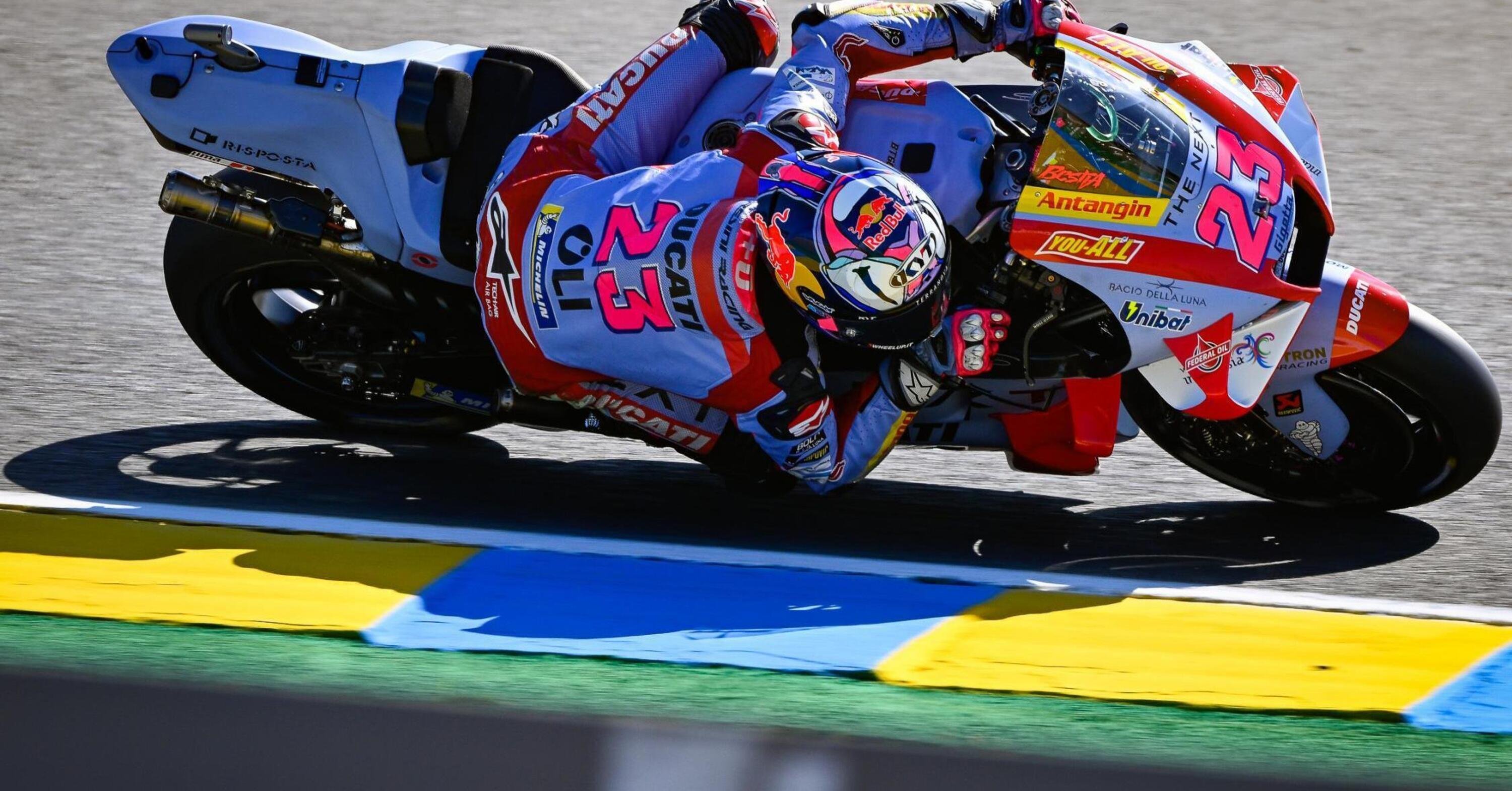 MotoGP 2022. GP di Francia a Le Mans, Enea Bastianini primo nelle FP2