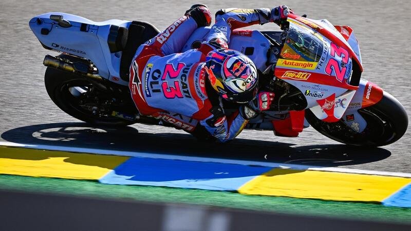 MotoGP 2022. GP di Francia a Le Mans, Enea Bastianini primo nelle FP2