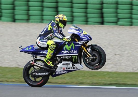 GP di Assen. Rossi in testa alle libere del venerdì mattina