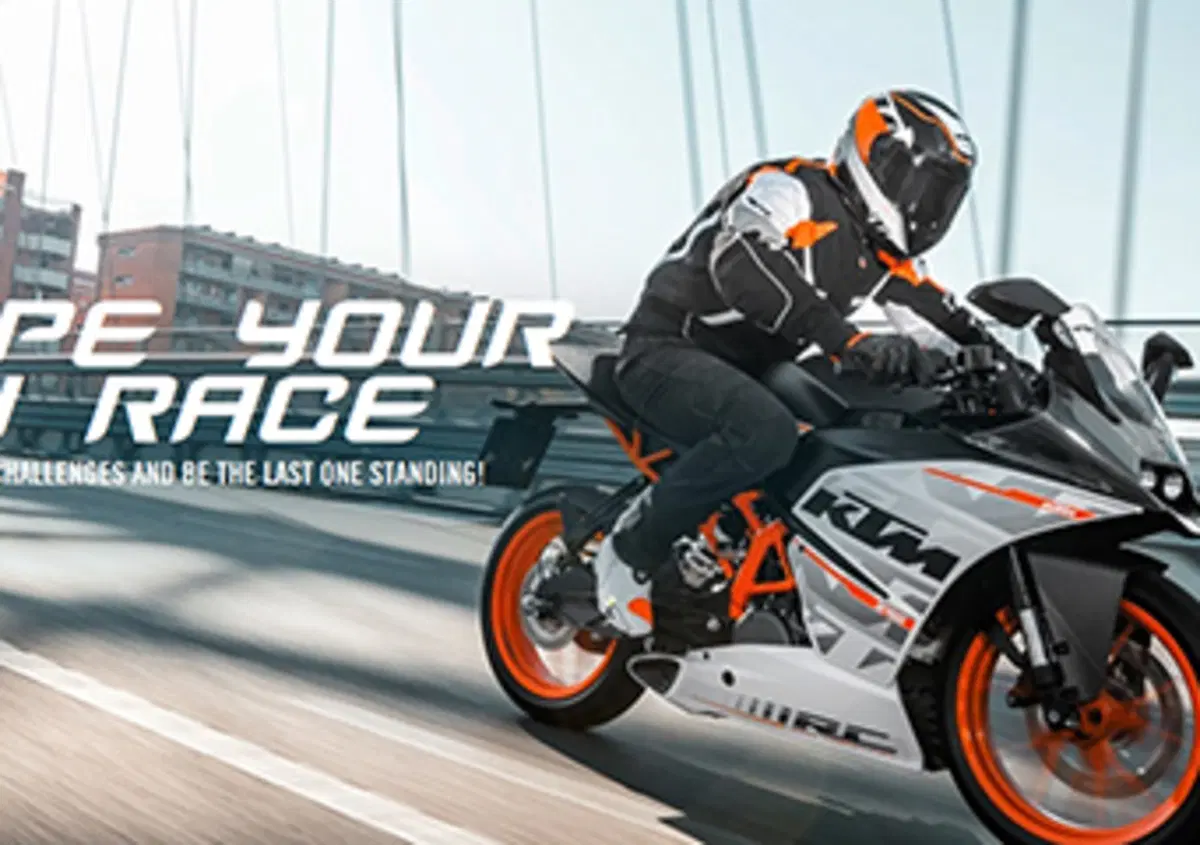 Vinci una KTM, partecipa a "Escape your daily Race"