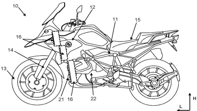 BMW al lavoro sull'aerodinamica adattiva per le moto