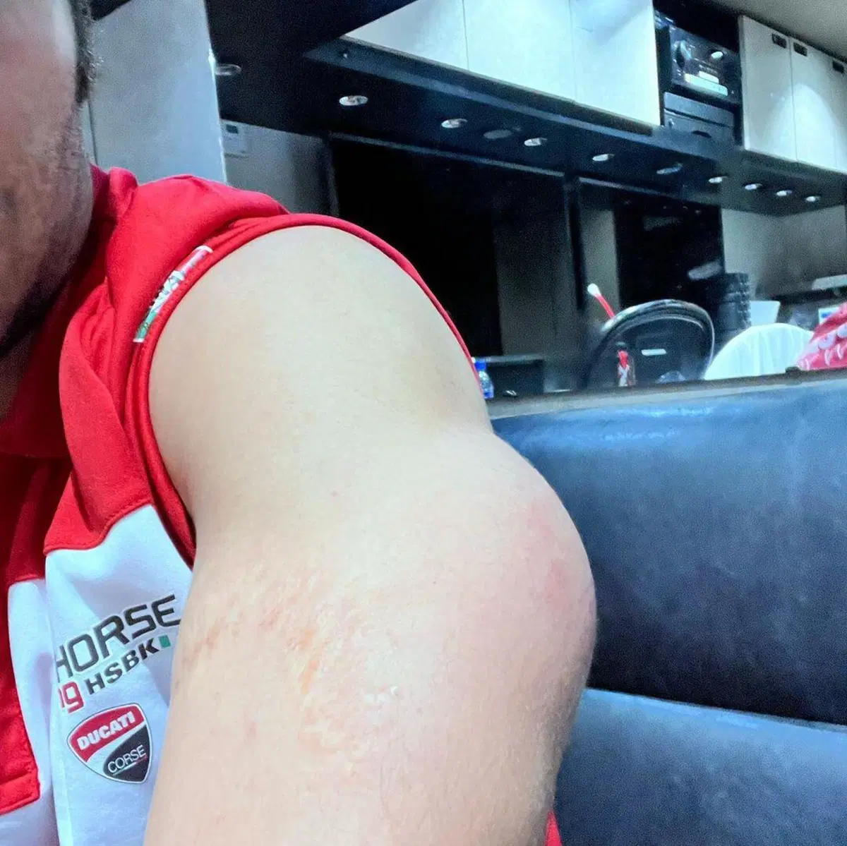 Bruttissimo incidente per Danilo Petrucci negli USA. Dopo il traguardo cade a 280 km/h! (2)
