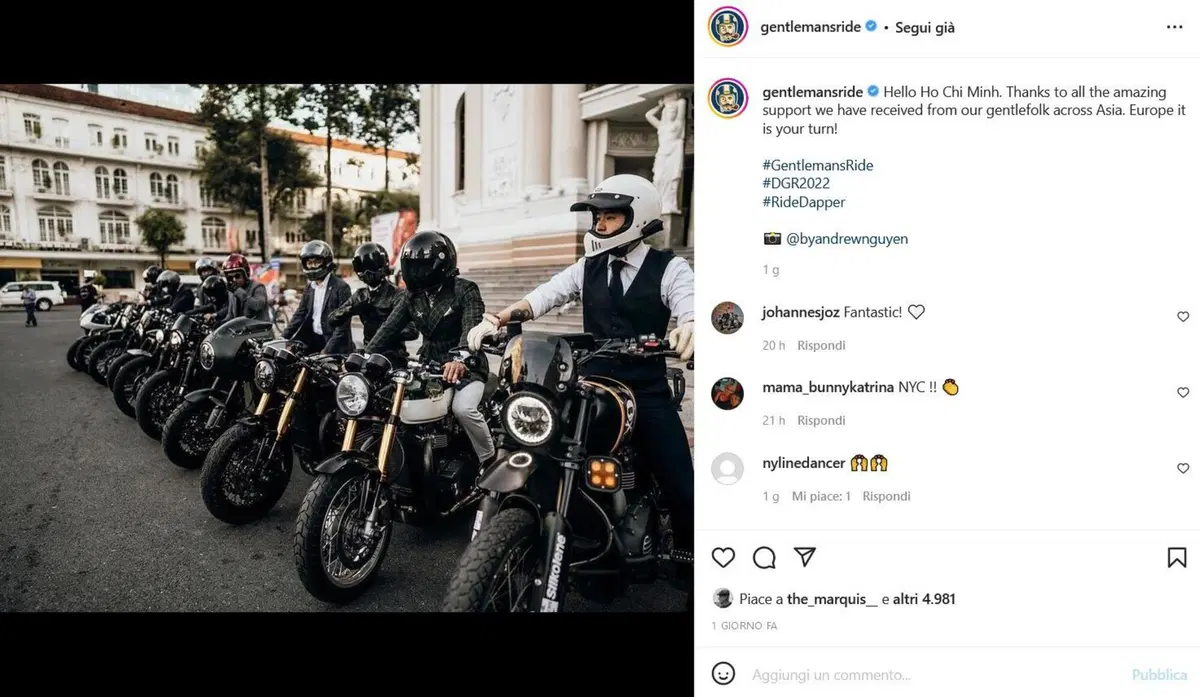 Distinguished Gentleman's Ride 2022: è tornato il raduno più elegante  [GALLERY]