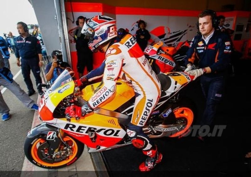 Marquez in testa anche nel Warm up al Sachsenring