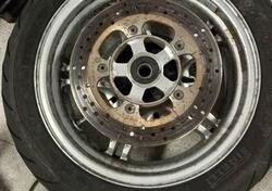 Cerchio posteriore completo disco mozzo gomma Burg Suzuki