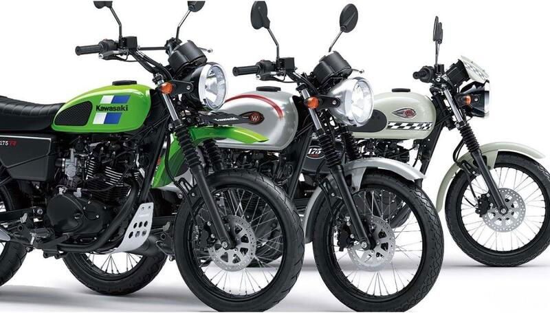 Kawasaki W175 SE, W175 Cafe e W175TR SE 2023