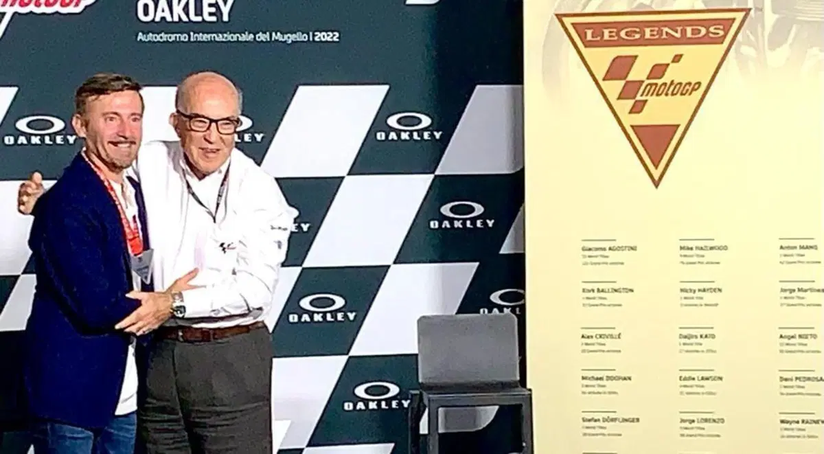 MotoGP 2022. GP d'Italia al Mugello, Max Biaggi nominato MotoGP Legend