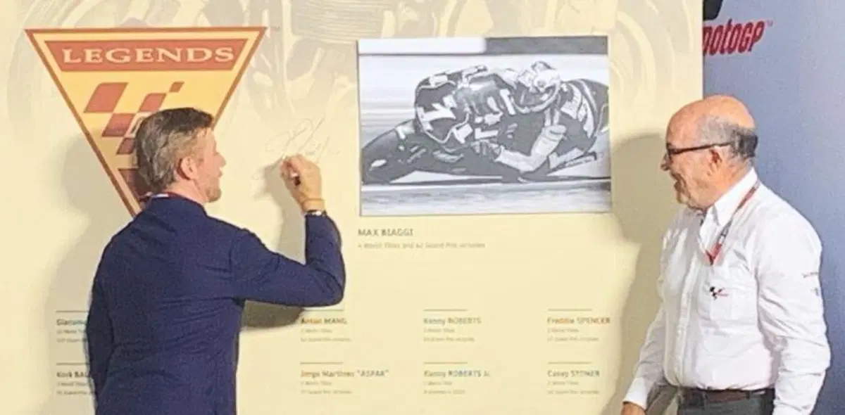 MotoGP 2022. GP d'Italia al Mugello, Max Biaggi nominato MotoGP Legend (2)
