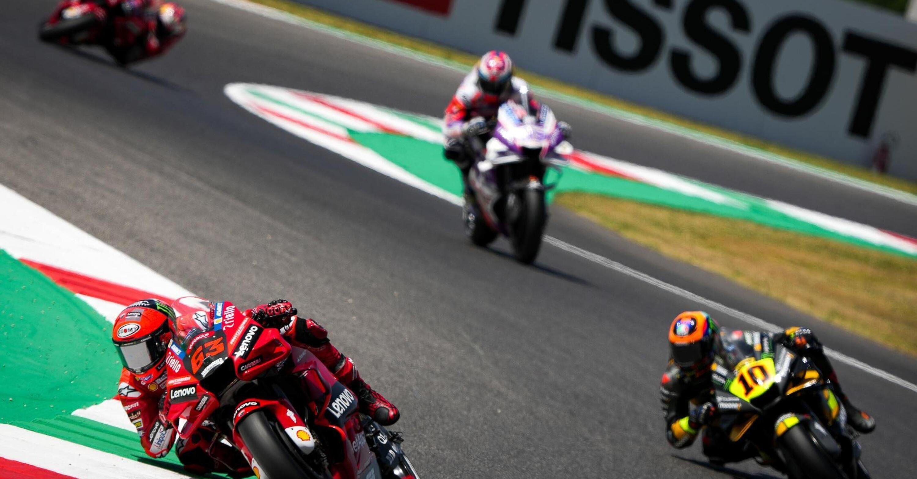 MotoGP 2022. GP d&#039;Italia al Mugello, nelle Fp3 Pecco Bagnaia primo, dominio Ducati!