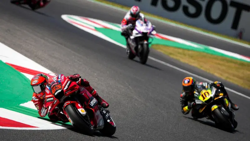 MotoGP 2022. GP d'Italia al Mugello, nelle Fp3 Pecco Bagnaia primo, dominio Ducati!