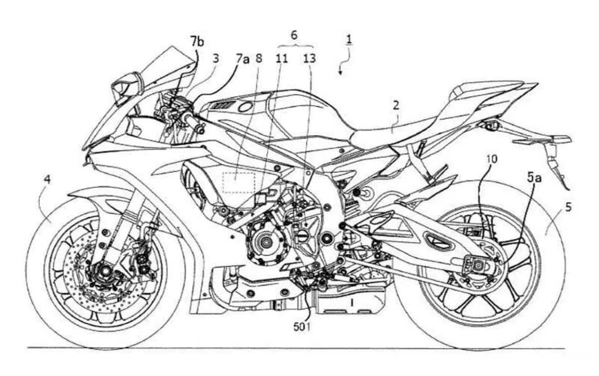 Yamaha brevetta il cambio seamless: prepariamoci a una prossima R1 da MotoGP (2)