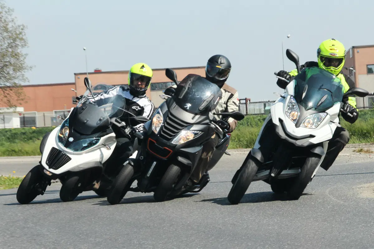 Comparativa scooter tre ruote