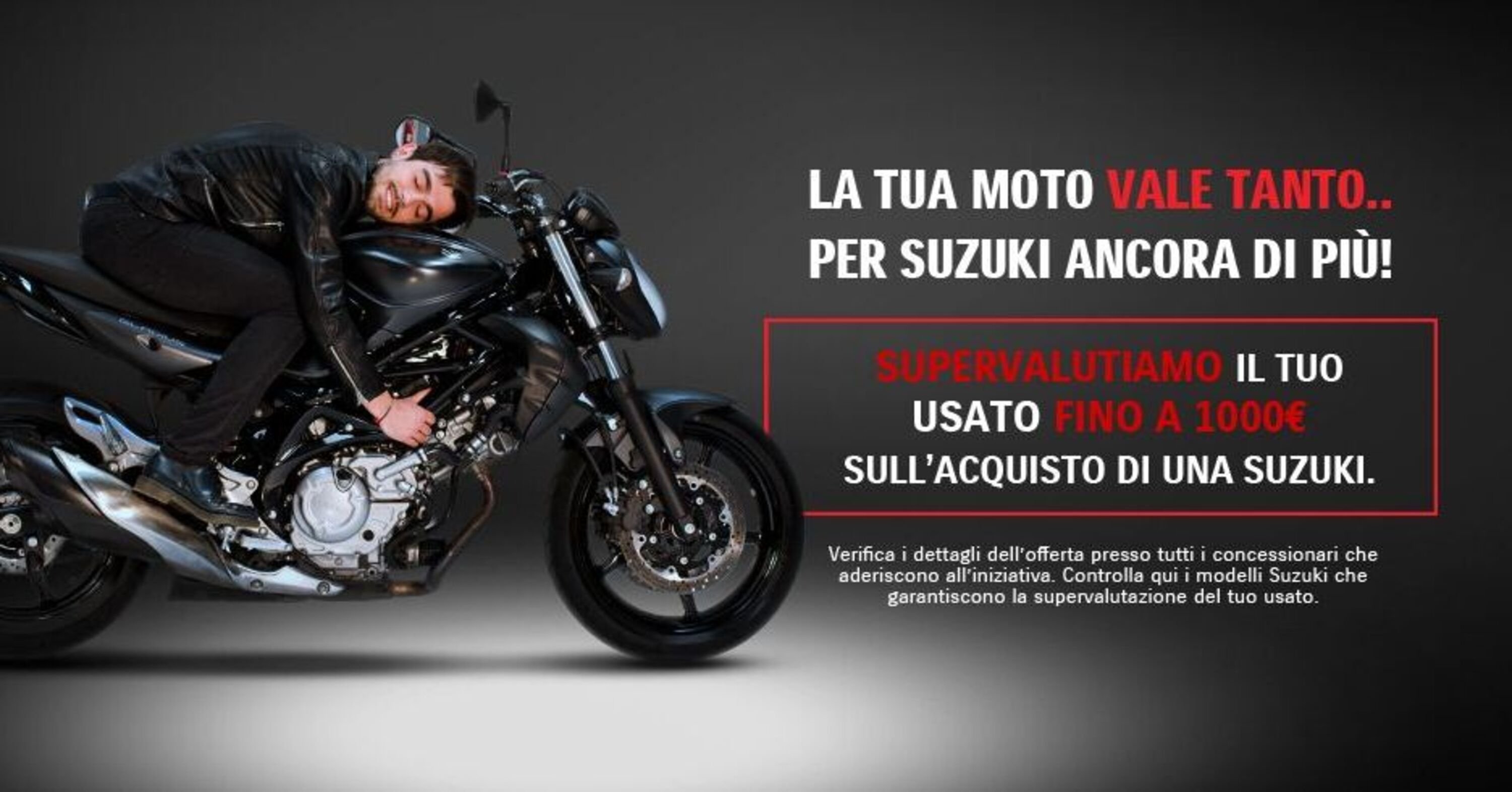 Fino a 1.000 euro di supervalutazione per chi sceglie Suzuki
