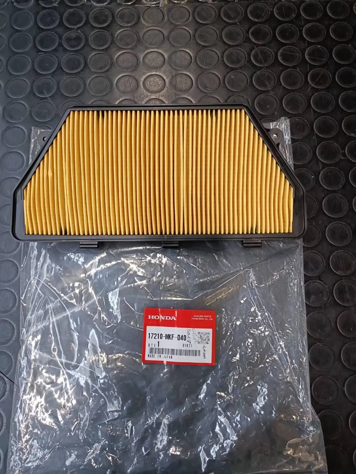 FILTRO ARIA HONDA CBR 1000 DAL 2017 AL 2019. CODIC