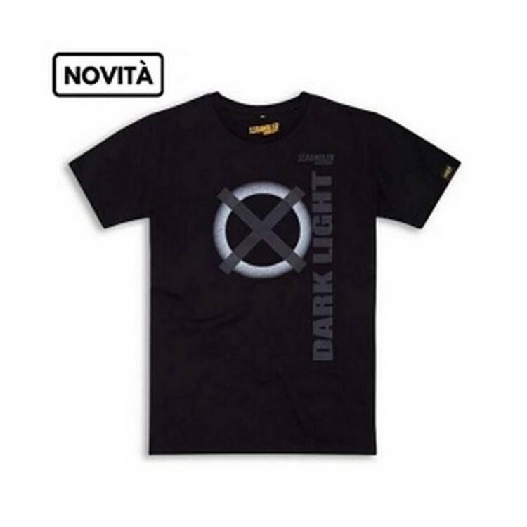 T-Shirt Ducati Scrambler Dark Light Nera