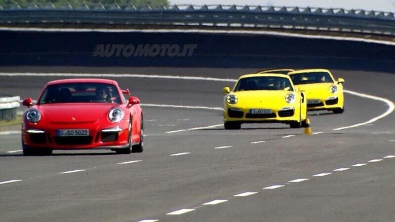 Porsche Experience con 911 GT3, Turbo, Cayman GTS e 918 Spyder. Emozioni da moto