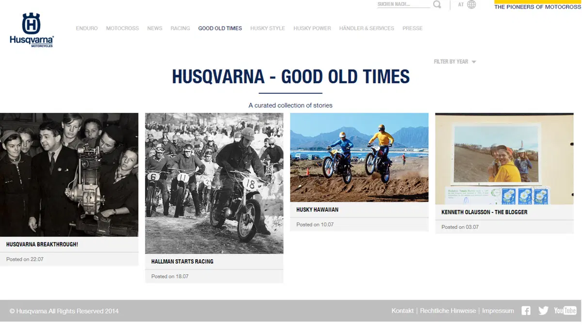 Good Old Times: Husqvarna celebra la sua storia con un blog (2)