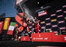 SBK 2022. GP d'Italia, il bicchiere di Michael Rinaldi è mezzo pieno, quello di Andrea Locatelli mezzo vuoto