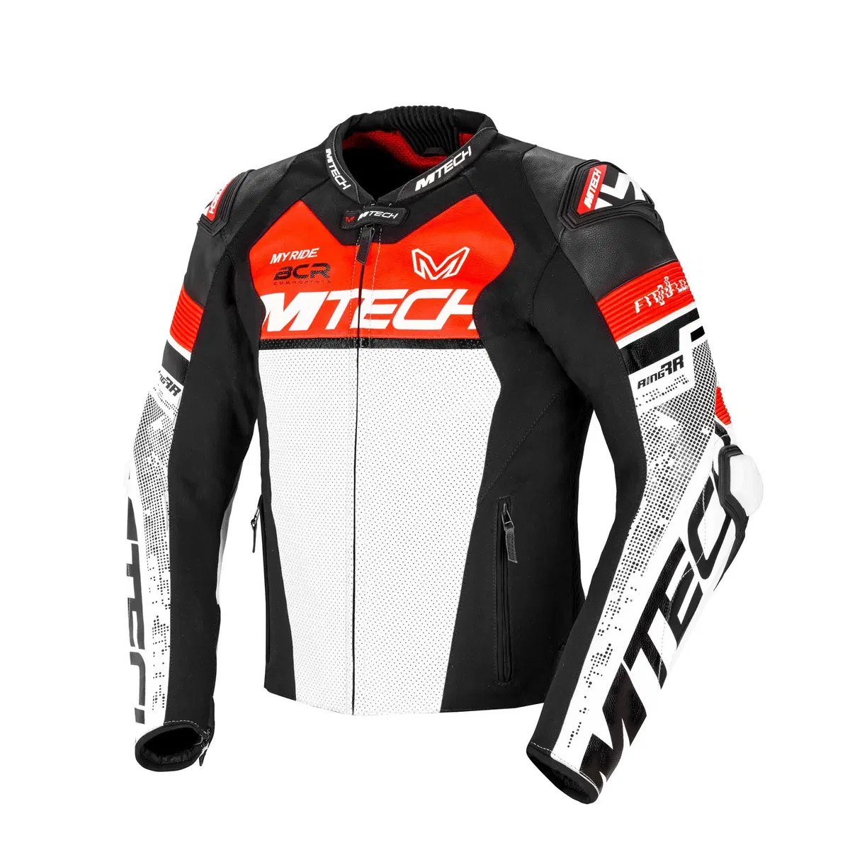 Wheelup: giacca in pelle MTech Ring Leather (4)