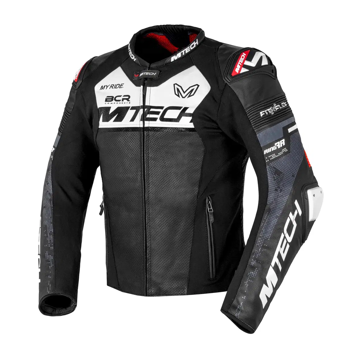 Wheelup: giacca in pelle MTech Ring Leather (8)